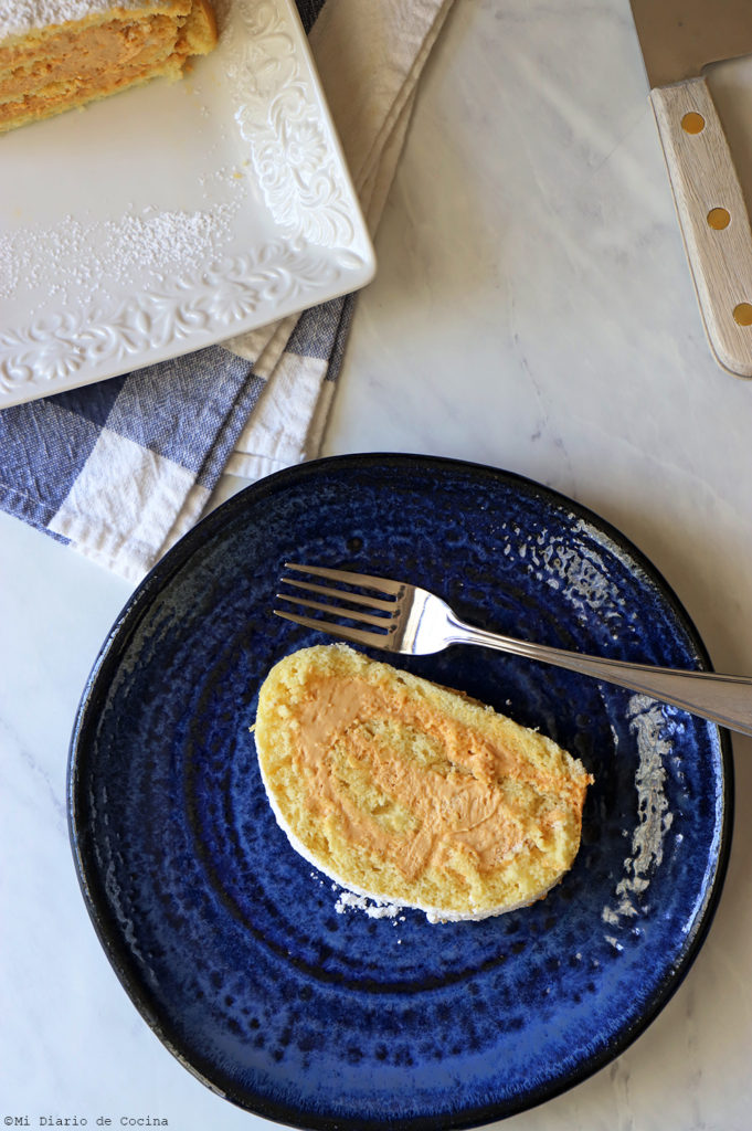 Rollo De Vainilla Con Crema De Manjar Mi Diario De Cocina