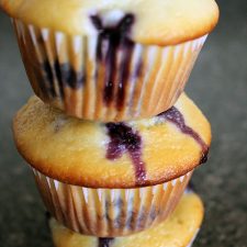 Muffins de arándanos, limón y yogurt – Mi Diario de Cocina