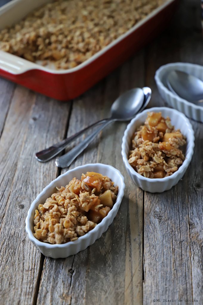 Crumble De Avena Y Manzana – Mi Diario De Cocina