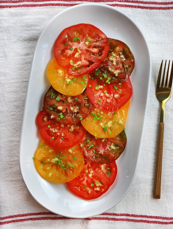 Carpaccio de tomate